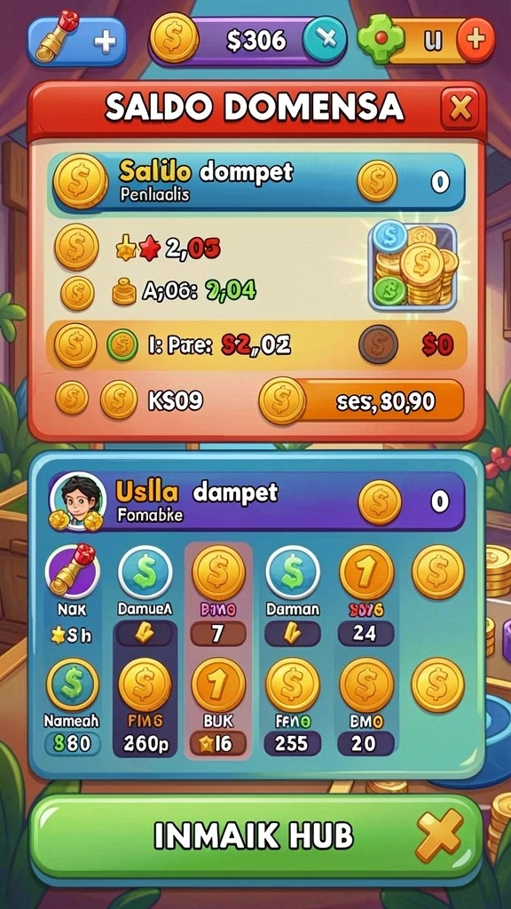 cv777 - Menu permainan dengan berbagai pilihan mode.