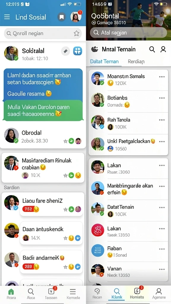 hptoto - Fitur sosial untuk berinteraksi dengan pemain lain.