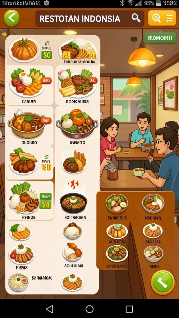 menara4d - Screenshot memperlihatkan fitur sosial untuk berkompetisi dengan teman.
