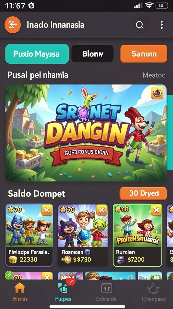 wow33 - Tampilan antarmuka pengguna yang sederhana dan menarik.